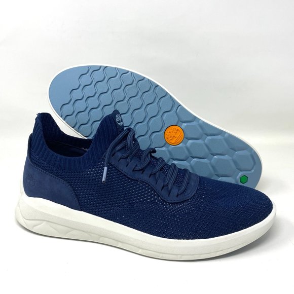 💖MEGA SALE💖TIMBERLAND MEN'S A2Q77 019 BRADSTREET ULTRA OXFORD NAVY KNIT Soft - Picture 3 of 11